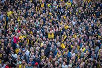 Huldiging Roda JC op de Markt in Kerkrade na winnen finale Play-Offs