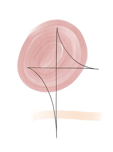 Modern Abstrakte Kunst - Kreuz von Studio Malabar