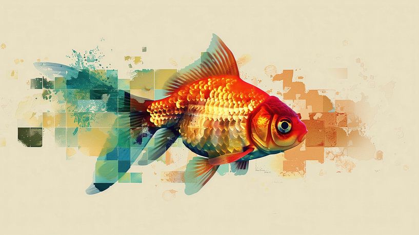 Abstract fish by Bert Nijholt