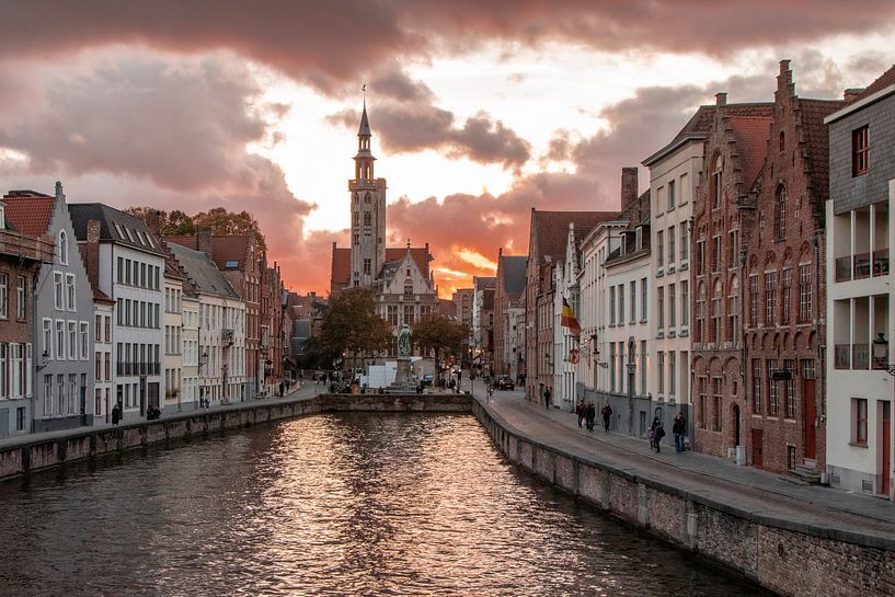 Jan van Eyckplein de Bruges par Martijn