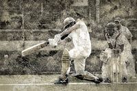 Cricket Sport Art Batter HCC Den Haag