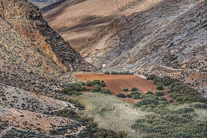 Vallée au nord de l'île canarienne de Fuerteventura par Harrie Muis