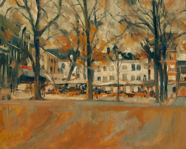 La place Notre-Dame au repos par Nop Briex