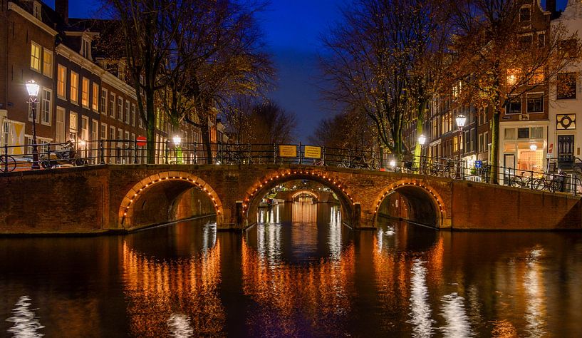 Bridge over the Herengracht in Amsterdam by Peter Bartelings