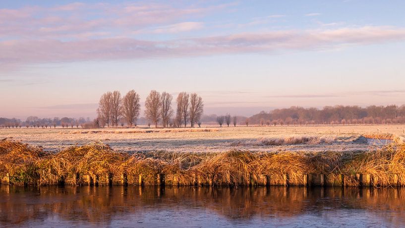 Winter landscape in Drenthe by Marga Vroom