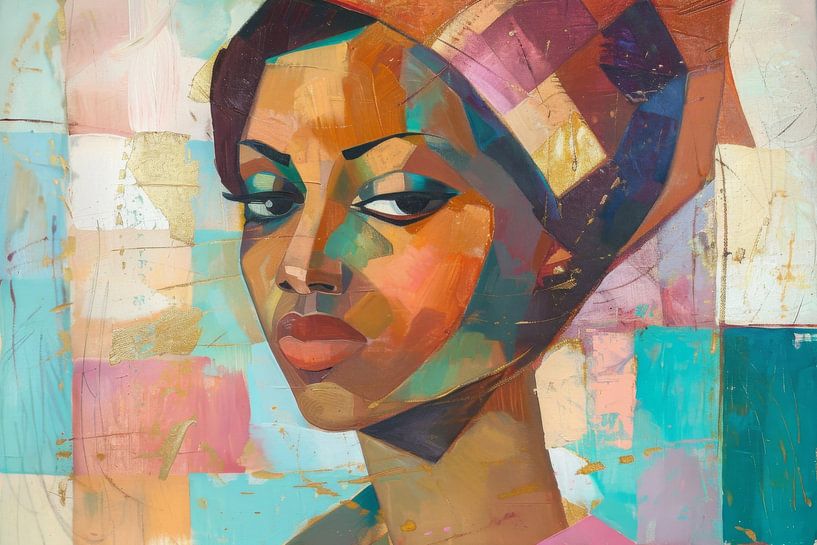 African woman by Poster Art Shop