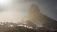 The Matterhorn in strong wind and mystical light
