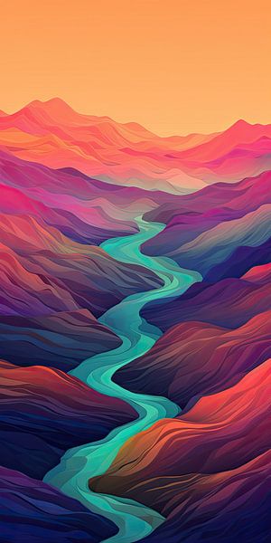 Surrealistische Landschaft von Wall Wonder