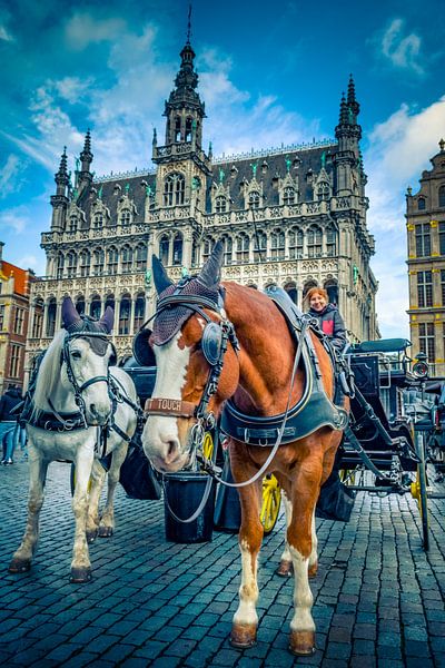 Fotografie Belgien Architektur - Das Stadt-Museum auf dem Großen Platz in Brüssel von Ingo Boelter