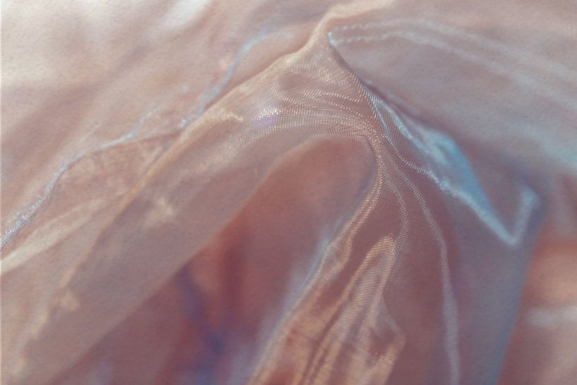 Lichtfalten in Rosé – Sanfte Struktur im Detail von Mixed media vector arts