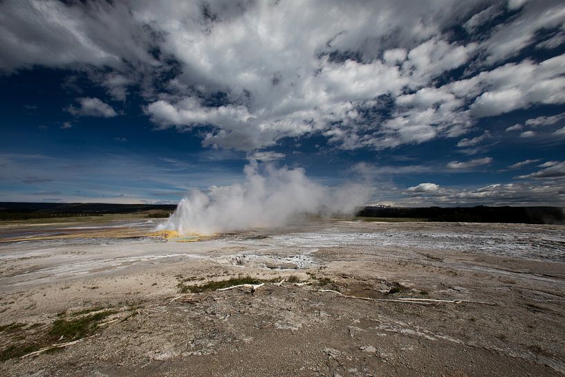 Zwavelbron in Yellowstone USA par De wereld door de ogen van Hictures