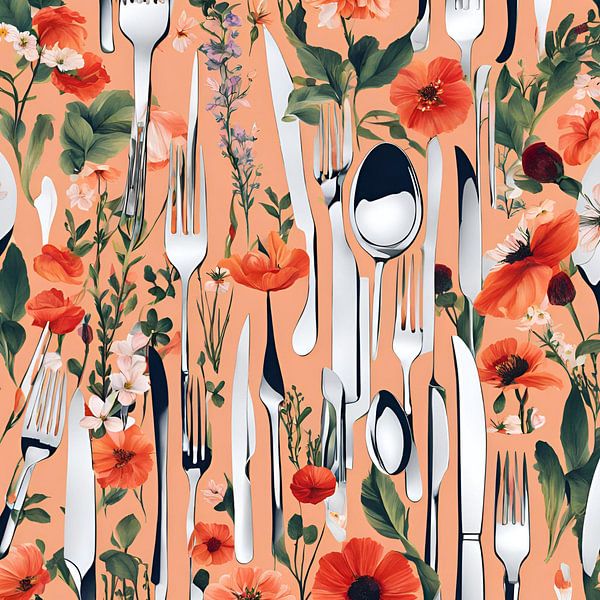 Couverts Cuillère, fourchette et couteau Illustration par ComfortQ