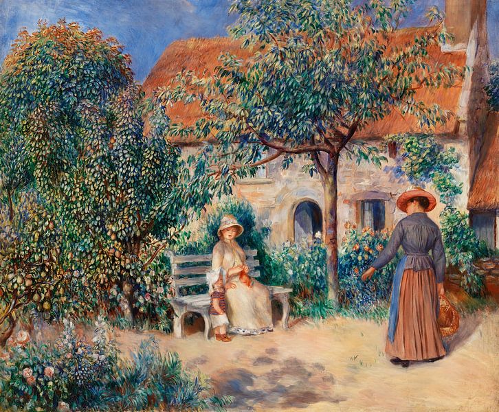 Renoir, In der Bretagne (1886) von Atelier Liesjes