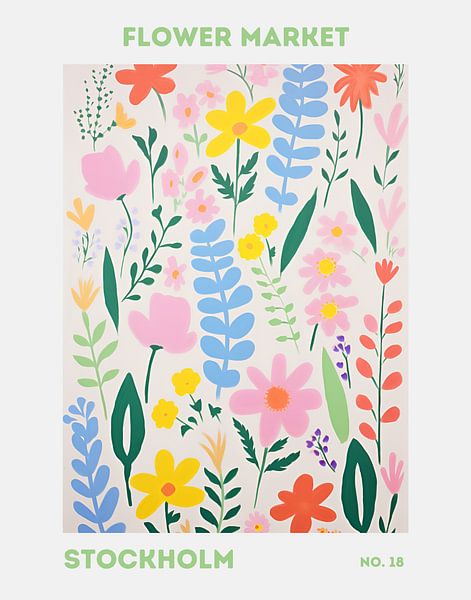 Flower Market Stockholm by Jolly and Dash