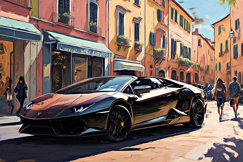 Black Lambo von DeVerviersBelgium