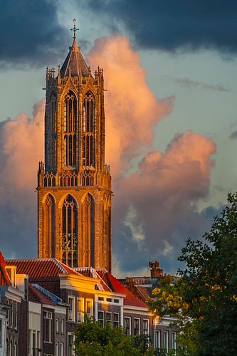 Cathedral tower from the Weerdsluis. by Ramon Mosterd