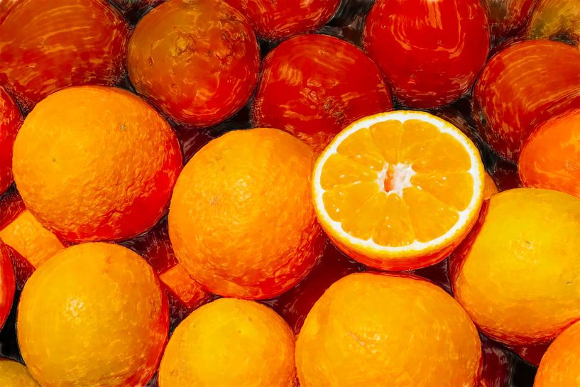 Sinaasappels ART 2.0 van Ingo Laue