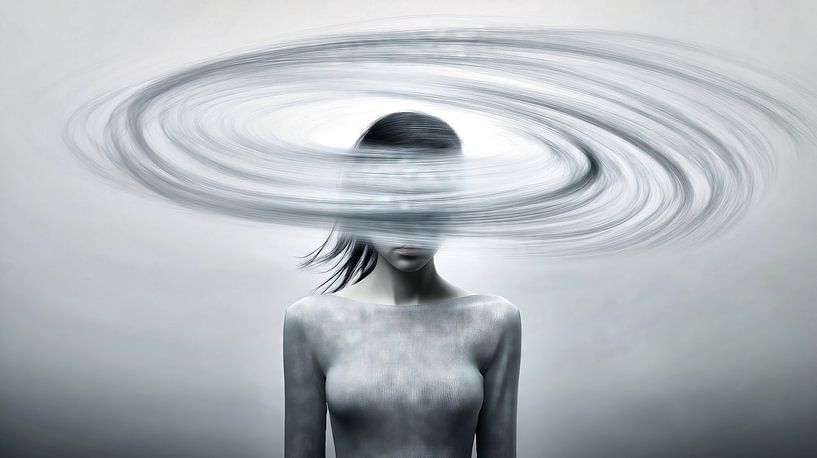 Surreales Porträt von Frank Heinz