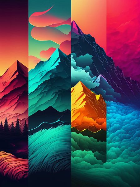 Montagne en pente par haroulita