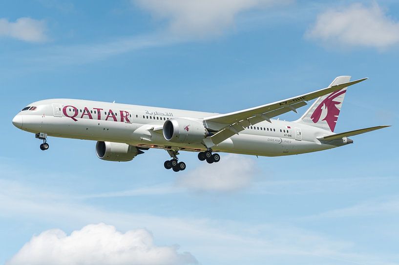 Eine Boeing 787 Dreamliner von Qatar Airways von KC Photography
