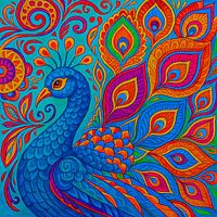 Tropischer Traum Pfau