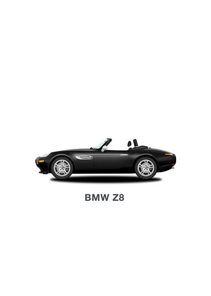BMW Z8 Schwarz von Bas de Glopper