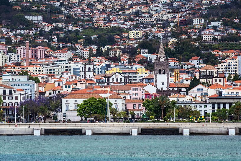 Blick auf Funchal auf der Insel Madeira, Portugal par Rico Ködder