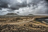 Lunar landscape on Fuerteventura