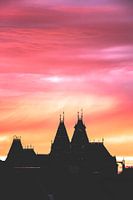 Rijksmuseum bei Sonnenuntergang