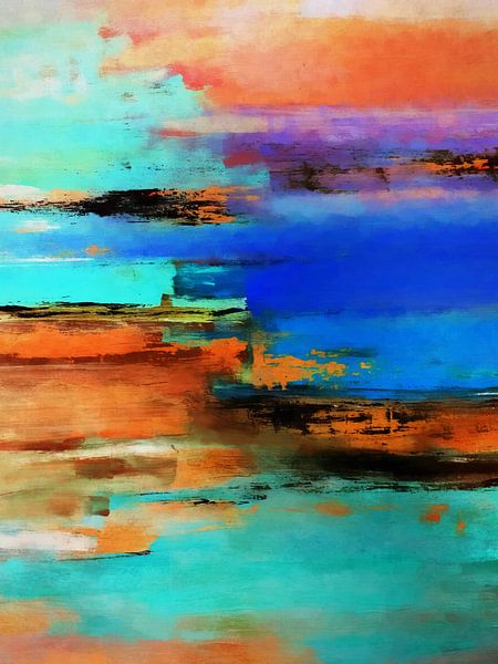 Abstrakte Zusammensetzung 832 von Angel Estevez