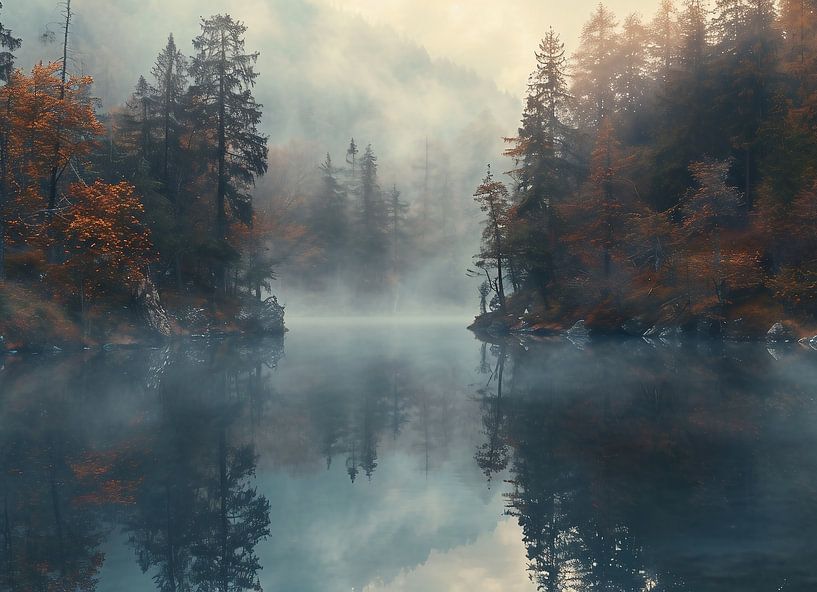 Autumn reflections by fernlichtsicht