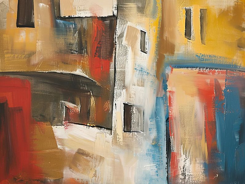 Modernes abstraktes Design von Abstraktes Gemälde