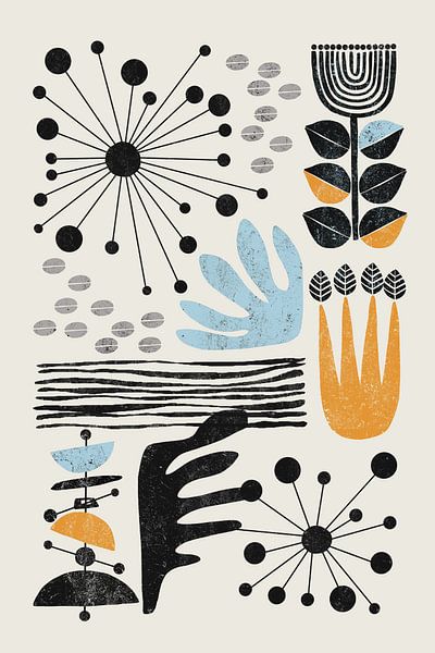 Abstracte vormen nr.1 van Cats & Dotz