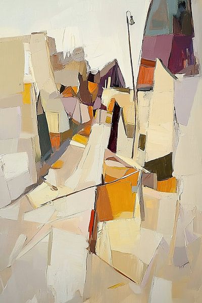 Czech Republic Abstract | Urban Puzzle by Abstract Painting