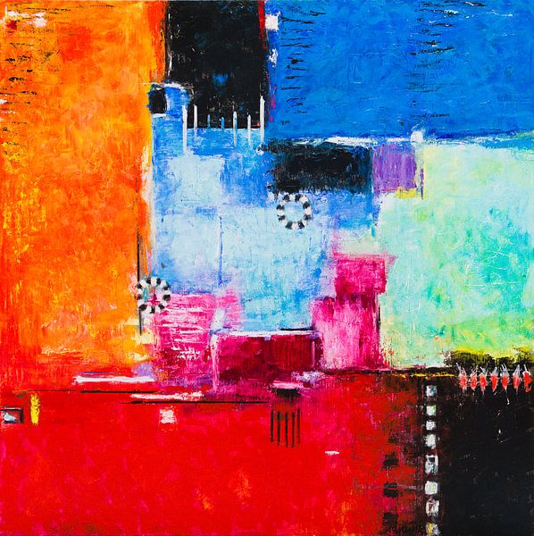 Peinture abstraite moderne par Anja Namink - Peintures