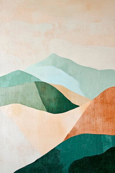 Berglandschaft Abstrakt von Poster Art Shop