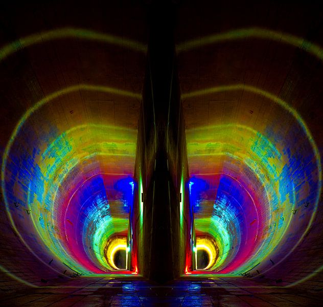 Farbtunnel von Andreas Biwersi