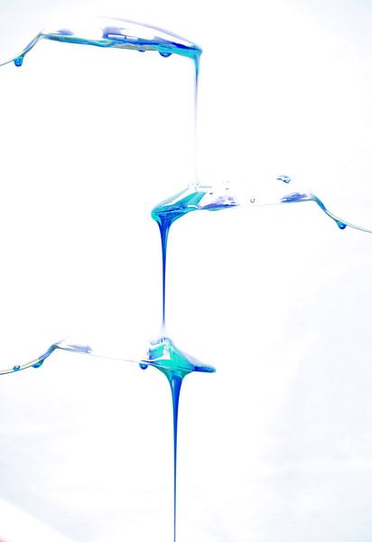 De weg van stroop in High Key van tiny brok