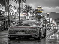 Porsche in Las Vegas _ Monochrom