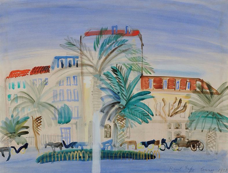 Raoul Dufy - Hotel in Cannes (1925) by Peter Balan