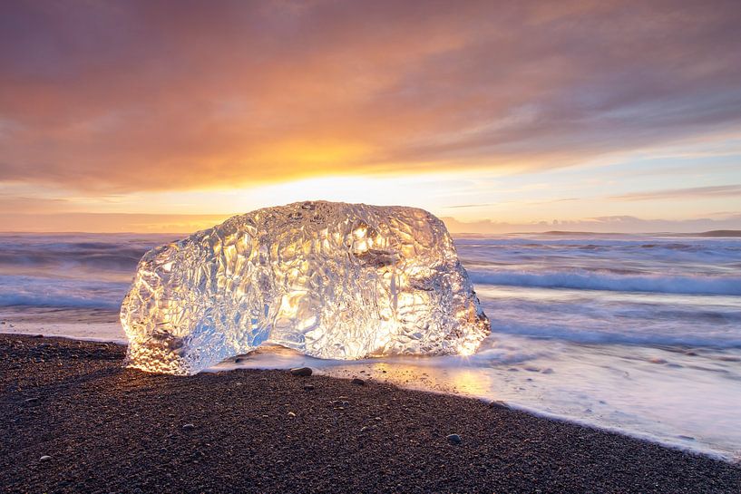 Des morceaux de glace sur la plage par Sven-Erik Arndt