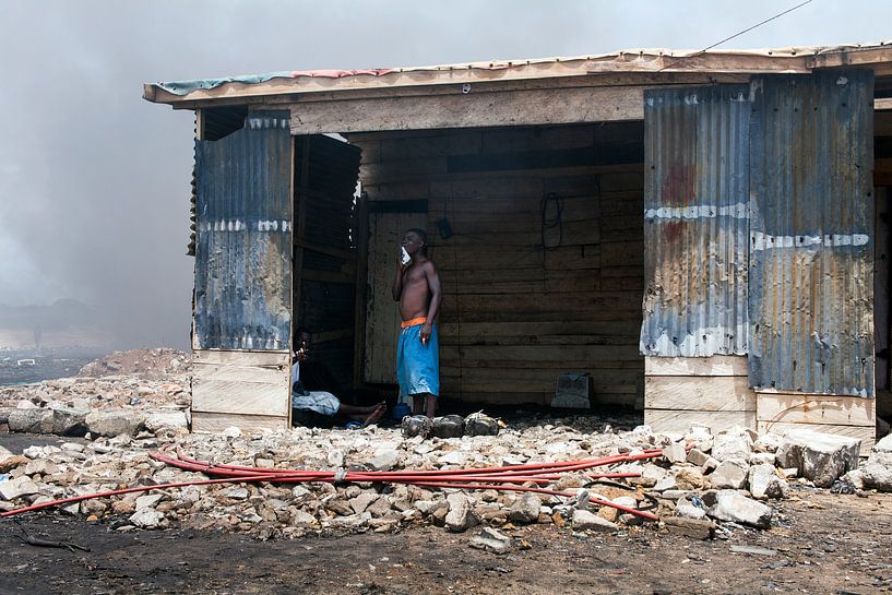Les déchets électroniques au Ghana par Domeine