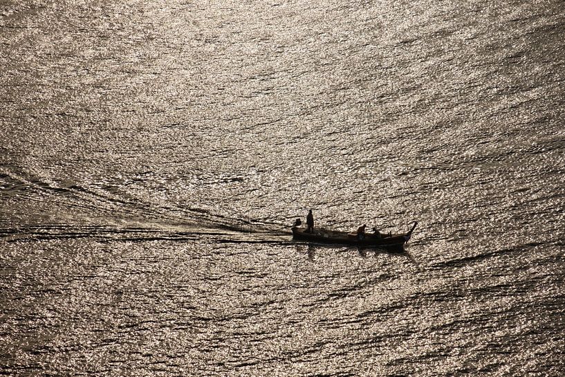 Das Longtailboot bei Sonnenuntergang von Erwins Reisefotografie
