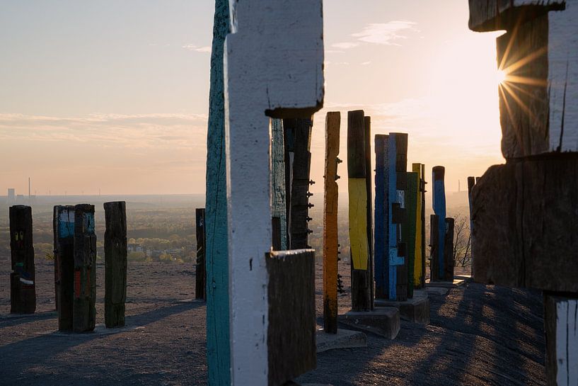 Landmarke auf der Halde Haniel, Bottrop, Deutschland von Alexander Ludwig