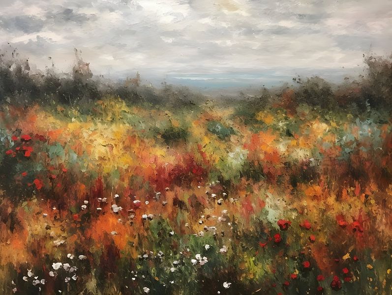 Champ de fleurs sauvages par FJB