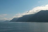 in den Wolken in Norwegen