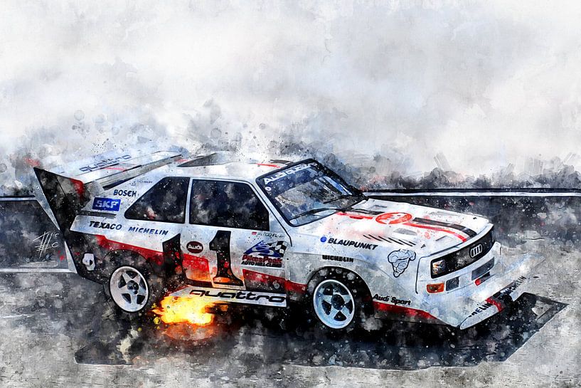 Audi S1, Pikes Peak, Walter Röhrl by Theodor Decker