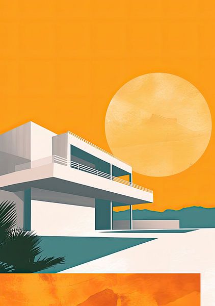 Bauhaus poster art print by Niklas Maximilian