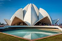 Bahai lotustempel, Nieuw Delhi.