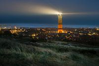 the Lighthouse of Terschelling by night